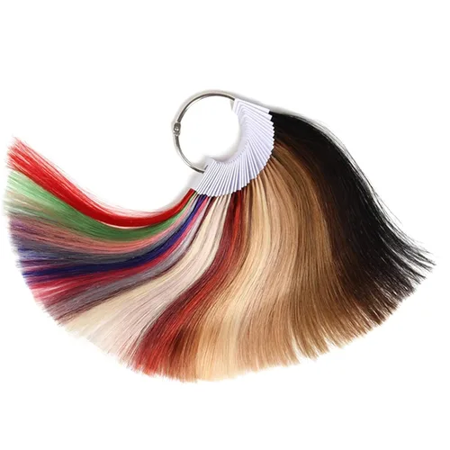Miniatura 13 de Muestras de cabello para probar color, gris natural, cabello humano natural real, 30 hebras por paquete, 8 pulgadas