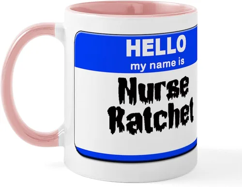 Miniatura 35 de CafePress Taza de café de cerámica con texto en inglés «Hello My Name Is Mary», de 11 oz (11.0 fl oz)