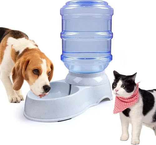 Miniatura 6 de Estación dispensadora de agua para mascotas – 1 galón de agua de reposición para mascotas para perros, gatos, animales, fuente de agua por gravedad