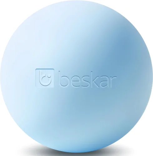 Pelotas de lacrosse de masaje para liberación miofascial, terapia de puntos gatillo y terapia de yoga, bola de masaje de pies para aliviar la Azul