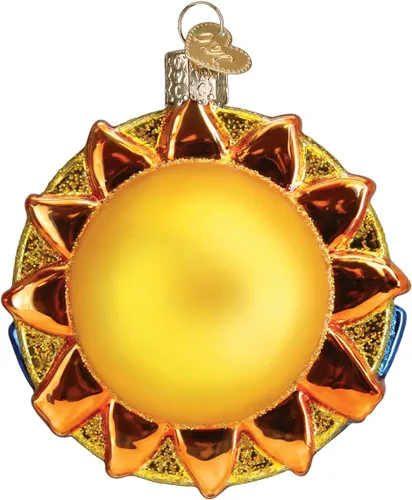 Miniatura 2 de Old World Christmas You are My Sunshine - Adorno de cristal soplado para árbol de Navidad, decoración navideña hecha a mano, colección de refranes