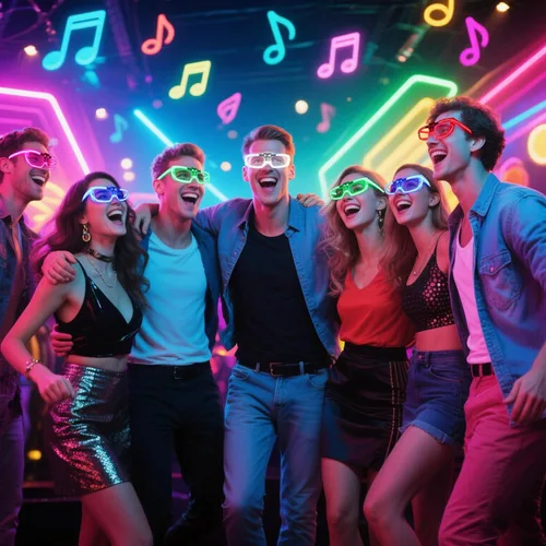 Miniatura 2 de 28 Paquetes de Gafas LED, 5 colores neón, 3 modos de luz, Gafas con Varillas Luminosas que se Iluminan, Suministros de Fiesta que Brillan