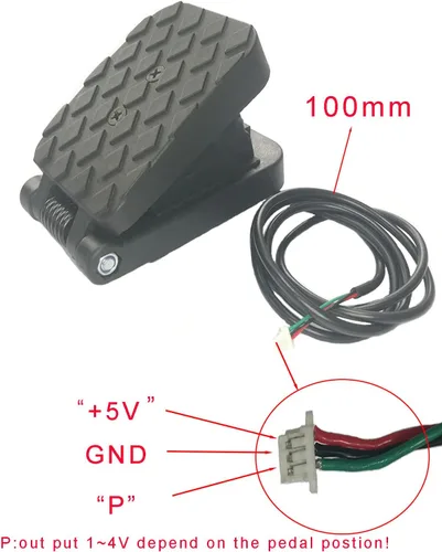 Miniatura 3 de Accesorio de pedal de velocidad variable interruptor de pie eléctrico para autos de niños juguetes eléctricos de montar para niños piezas