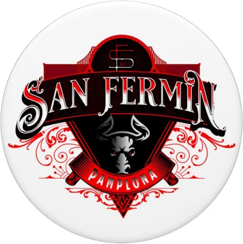 Miniatura 3 de San Fermín Pamplona Sanfermines Encierro Navarra PopSockets intercambiables PopGrip
