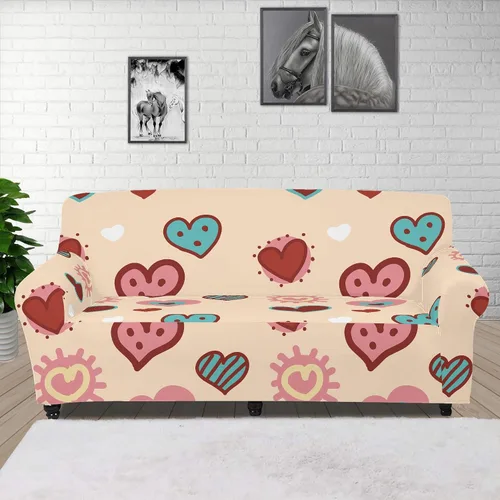Miniatura 15 de Boatee Funda elástica para sofá con diseño de murciélago y luna de Halloween, funda de sofá suave, lavable, protector de muebles con parte inferior