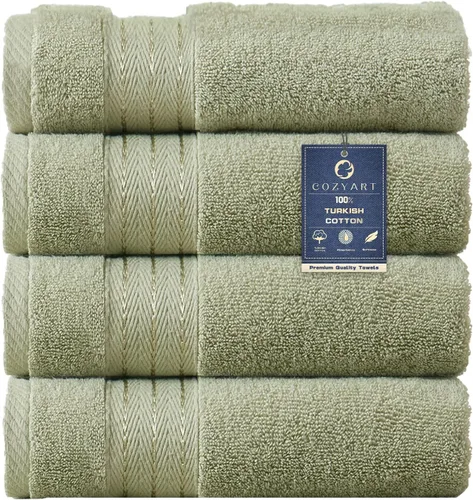 Miniatura 15 de COZYART - Juego de 3 toallas de baño de algodón, color naranja quemado, grandes y gruesas, 19.17 oz/yd², incluye 1 toalla de baño, 1 toalla de mano