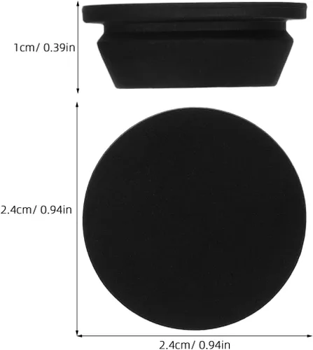 Miniatura 4 de Juego de tapones redondos de goma de 10 piezas, tapones de goma sólida duraderos para tapón de drenaje, aire acondicionado y otras necesidades
