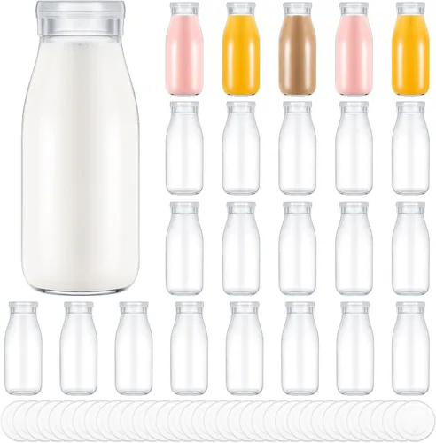 Miniatura 8 de Zubebe Paquete de 6 mini tarros de vidrio de 3 onzas con 12 tapas, tarros pequeños versátiles para recuerdos de boda, manualidades, especias, velas