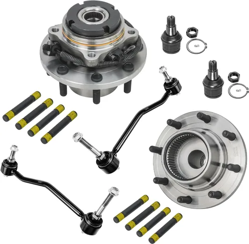 Miniatura 30 de Detroit Axle - Kit de nudillos de dirección delantera izquierda para Ford Edge Lincoln MKX 07-10, cojinete de rueda del lado del conductor, nudillo