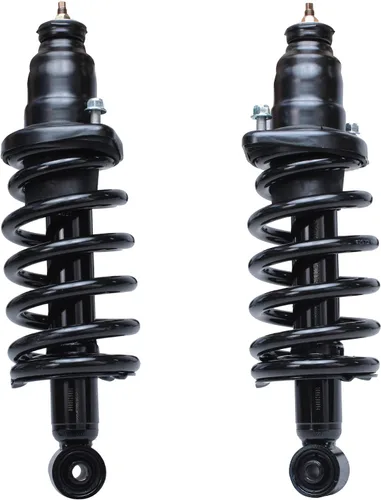 Miniatura 44 de Detroit Axle - 4WD 2 puntales delanteros para Nissan TITAN Pathfinder Armada INFINITI QX56 puntales completos con muelles helicoidales de reemplazo