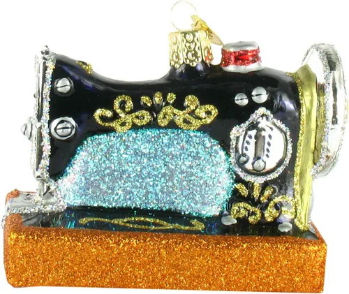 Miniatura 8 de Old World Christmas Hobbies Gifts - Adornos de vidrio soplado para máquina de coser de árbol de Navidad, 2.75, multicolor
