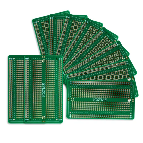 Miniatura 9 de 10 piezas de placa de circuito impreso soldable chapada en oro para proyectos electrónicos de bricolaje aplicable a proyectos de soldadura Azul