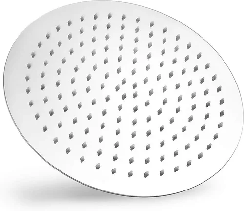 Miniatura 3 de NearMoon Cabezal de ducha redondo con brazo de ducha, ducha grande de acero inoxidable, cobertura de cuerpo completo (12 pulgadas, acabado cromado)