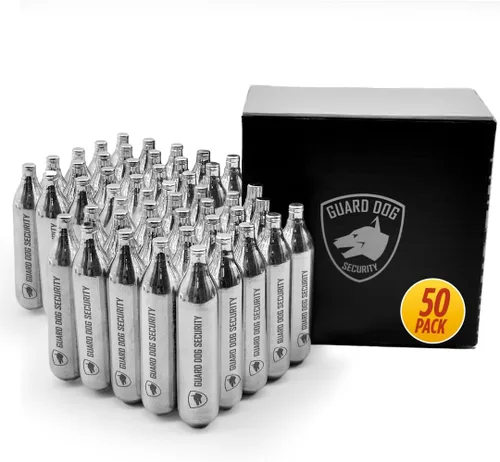 Miniatura 12 de Guard Dog Security Cartuchos de CO2 de 8 g / 12 g, sin rosca, cartuchos de CO2 para pistola BB, pistola BB de CO2, pistola de aire comprimido CO2