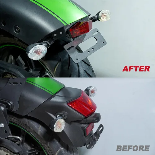 Miniatura 2 de Xitomer Eliminador de guardabarros, organizador de cola compatible con Vulcan S 2015-2025 / Vulcan Café 2018-2025 / Vulcan S ABS 2015-2025 / Vulcan
