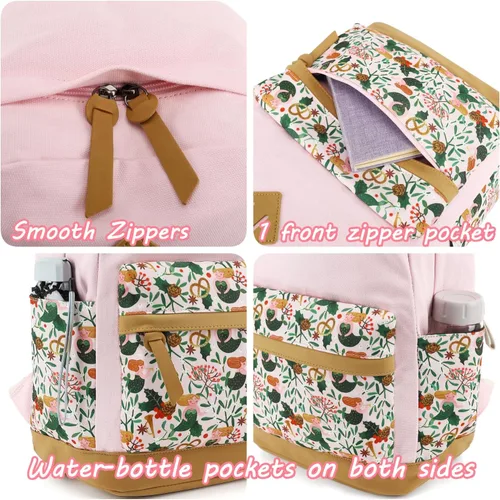 Miniatura 6 de Leaper Mochila escolar linda para niñas: bolsas de lona Kawaii para niñas de 10 a 12 años - Mochilas de viaje para laptop para adolescentes
