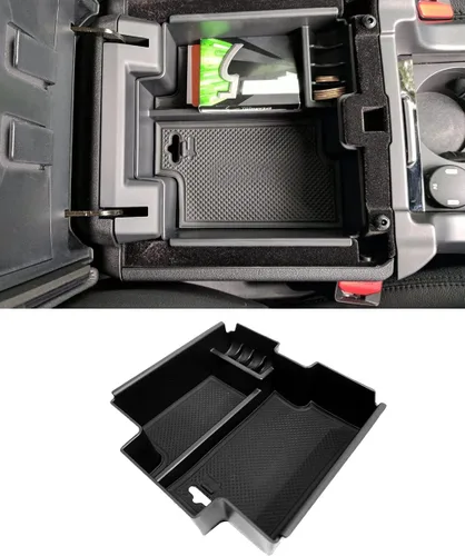 Bandeja de consola central, caja de almacenamiento compatible con Land Rover Discovery Sport 2015, 2016, 2017, 2018, 2019, organizador de puerta,