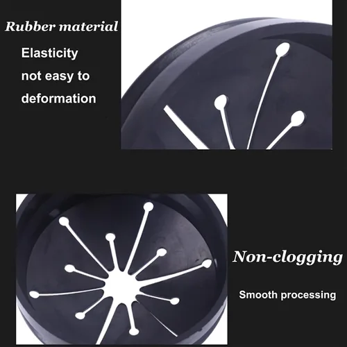 Miniatura 4 de 3 unidades de protectores contra salpicaduras de basura negros para fregadero, 3-1/8 pulgadas, tapones de drenaje de cocina multifunción para GE