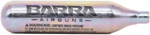 Miniatura 2 de Barra Airguns 12 Gram CO2 Cartridges, Unthreaded, Compatible for Use with Air Guns, Air Pistols, Airsoft Guns, and Air Rifles, Paintball Gun