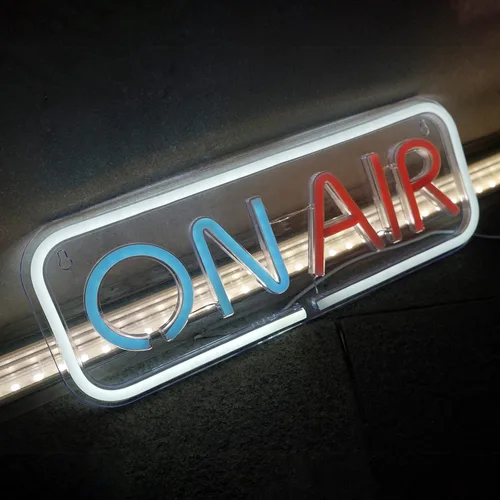 Miniatura 4 de ON AIR Letreros de neón, luces LED decorativas para estudio, letrero de grabación de transmisión, conexión USB, para streamers, influencers, sala