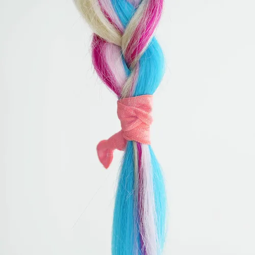 Miniatura 5 de MEEDEE Paquete de 100 accesorios elásticos para el cabello, sin arrugas, lazos suaves anudados, sin daños, colas de caballo, pulseras de yoga