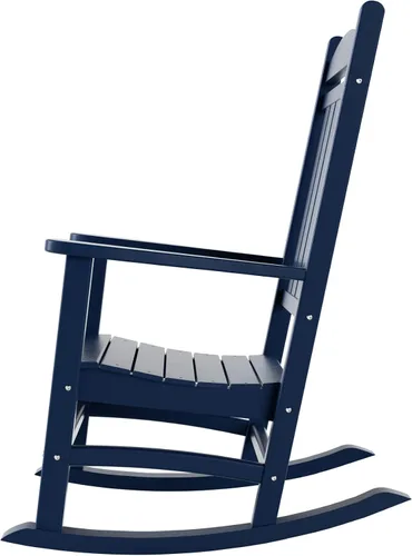 Miniatura 6 de WestinTrends Malibu - Mecedora para exteriores/patio, color azul marino