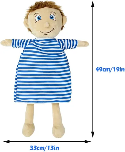 Miniatura 7 de KAKIBLIN Modelo de cuerpo humano para niños, muñeca de anatomía de felpa con órganos humanos extraíbles, muñeca de peluche educativa, kits