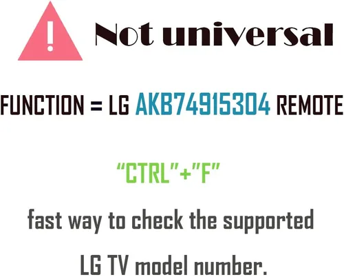 Miniatura 2 de AKB74915304 - Mando a distancia de repuesto para LG TV 32LH570B 49LH570A 43LH5700 55LH5750 55LH575A AGF76631053 43LH570A 49LH5700 32LH550B 43LH55 00