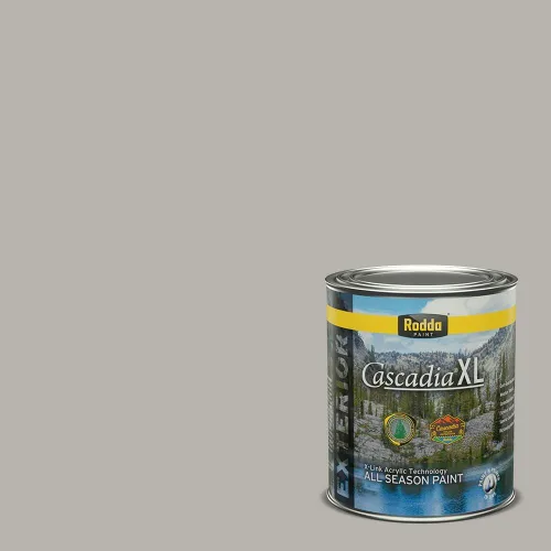 Miniatura 35 de Rodda Paint CASCADIA XL Pintura e imprimación satinada para exteriores en uno, cuarto de galón, azul playa norte