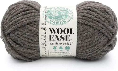Miniatura 18 de Lion Brand Yarn - Ovillo de lana Wool-Ease Thick & Quick color fuerza aérea