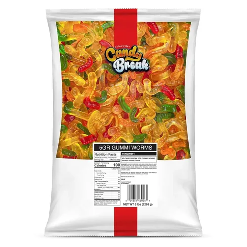 Miniatura 15 de Candy Break Fruity & Sweet Blue Sharks Bolsa de 5 libras de tamaño compartido – Paquete de caramelos masticables a granel – Snacks para niños