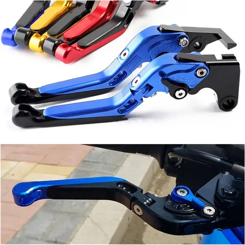 Miniatura 7 de Palanca de embrague de freno de motocicleta extensible plegable de aluminio CNC para Yamaha Fz25 2017-2018 FZ25 manijas palancas palancas palanca