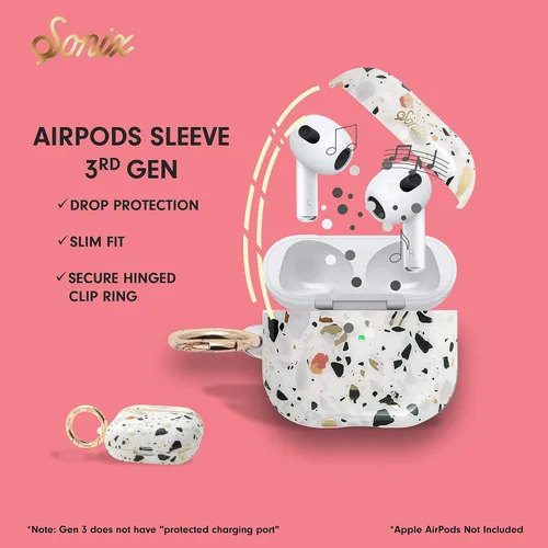 Miniatura 4 de Sonix Fundas protectoras duras para Apple AirPods (3ª generación) Estampado Terazzo Confeti