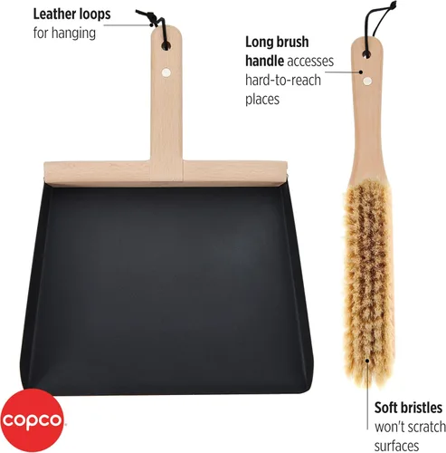 Miniatura 7 de Copco Cepillo de limpieza de manos con sartén, madera de haya