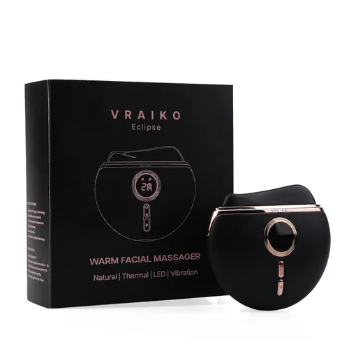Miniatura 6 de VRAIKO Eclipse Gua Sha Herramientas faciales, masajeador facial eléctrico con 3 niveles de calor y vibración y batería de 1000 mAh, levantamiento