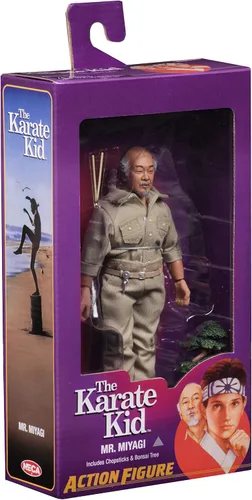 Miniatura 2 de NECA The Karate Kid - Mr. Miyagi - Figuras de acción vestidas de 8 pulgadas