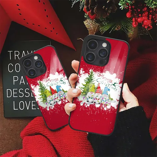 Miniatura 6 de Fundas de teléfono navideñas para iPhone 6 7 8 11 12 13 14 15 16 17 Pro Max Plus Mini X para Samsung Galaxy Z Flip 3 4 S21 S22 S23 S24 S25 S26 A03