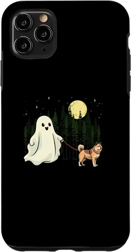 Miniatura 13 de iPhone 12 Pro Max Akita Walking Ghost Halloween Funny Kids Costume Case