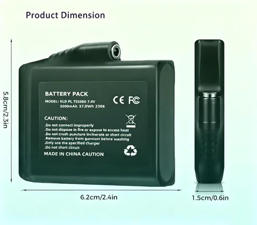 Miniatura 2 de Batería 300-10186 del reemplazo de 3.6V 7800mah para el panel de seguridad inteligente del comando de ADT