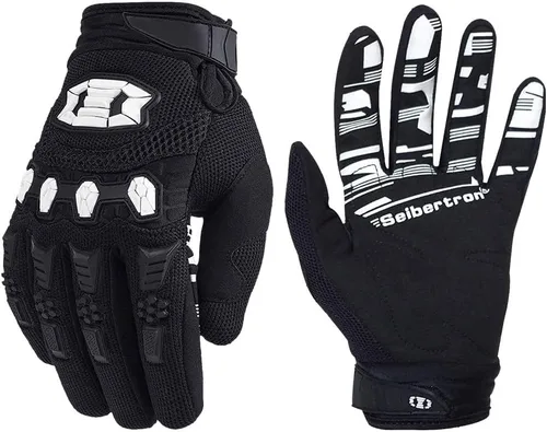 Seibertron - Guantes unisex para bicicleta BMX MX ATV MTB, guantes para bicicleta de montaña, ciclismo, todoterreno/Dirt Bike, guantes de carretera