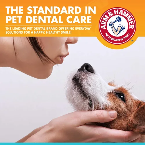 Miniatura 5 de Arm & Hammer Kit de aliento fresco para perros para mascotas Contiene pasta de dientes, cepillo de dientes y cepillo de dedos Reduce la placa