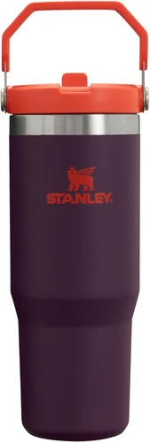 Miniatura 13 de Stanley IceFlow - Vaso con pajilla abatible con asa, de 20 onzas, tapa giratoria y popote abatible, botella de agua resistente a fugas, acero