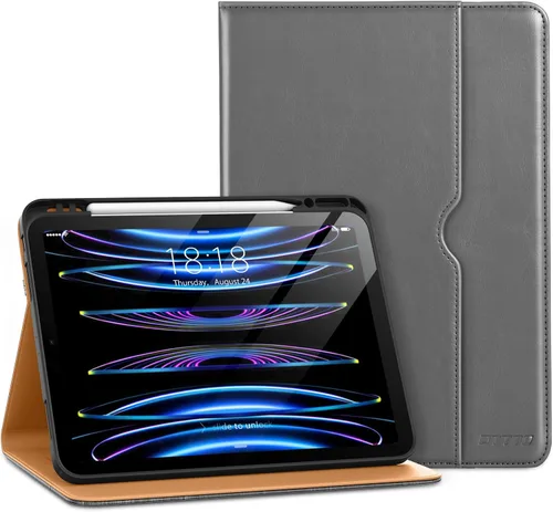 Miniatura 14 de DTTO para iPad Pro 12.9 6ª / 5ª / 4ª / 3ª generación Funda 2022/2021/2020/2018, Funda de cuero tipo folio con soporte integrado para lápiz Apple