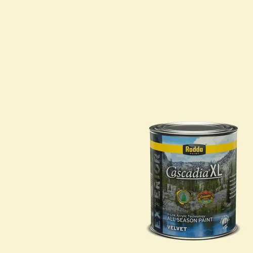 Miniatura 211 de Rodda Paint CASCADIA XL Pintura e imprimación satinada exterior en uno, cuarto de galón, otoño niño