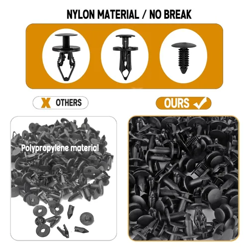 Miniatura 3 de UNIGT 3 en 1 Clips para defensa GM A20991 Compatibles con 11589292 sujetador de parachoques, remache 21030249 panel de guarnición de puerta