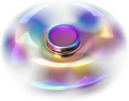 Miniatura 5 de Fidget Spinner de metal arco iris antiansiedad, alivia el aburrimiento, hiperactividad.