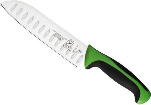 Miniatura 64 de Mercer Culinary - M23210WBH Mercer Culinary Millennia - Cuchillo para pan con borde ondulado de 10 pulgadas de ancho, color blanco
