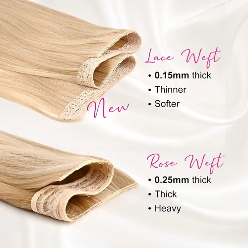 Miniatura 3 de REECHO Extensiones de cabello con clip, 5 piezas, de 24 pulgadas, de color rubio ceniza, extensiones de cabello con ondas largas y sueltas, HE002