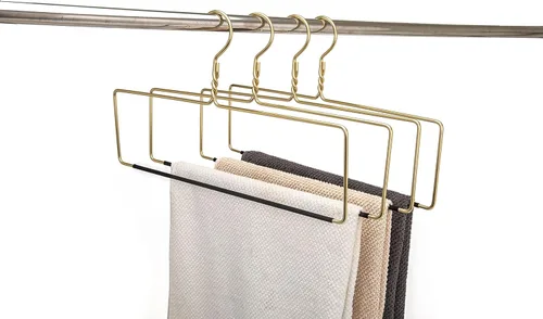 Miniatura 8 de Perchas de lino de calidad anchas y resistentes para mantas, manteles, revestimiento de vinilo antideslizante, colgador de almacenamiento