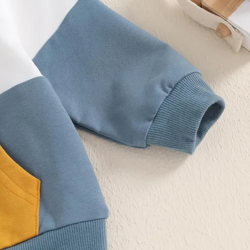 Miniatura 48 de Conjunto de ropa de otoño e invierno para bebé y niño, sudadera larga con capucha y pantalones para niños pequeños, 6, 12, 18, 24 meses, 2T